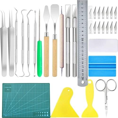 39 Pcs Vinyl Weeding Tools Kit For Cutting Silhouettes Cameos Lettering DIY Accessories Handmade Tool