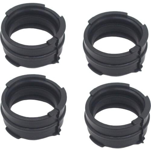4pcs Motorcycle Carburetor Adapter Interface Intake Manifold Boot Joint for HONDA VFR MC35 RVF400 VFR400 NC35