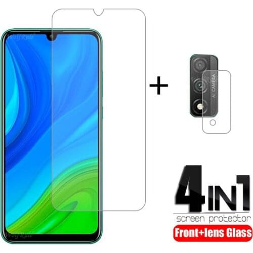 4-in-1 For Huawei P Smart 2020 Glass For P Smart 2020 HD Tempered Glass For Huawei Y9S Y6S P40 Lite P Smart 2020 2019 Lens Glass