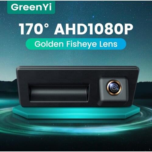 GreenYi 170° HD 1080P Car Rear View Camera for VW Volkswagen Passat Golf Polo Jetta Tiguan Touareg B6 B7 Audi A3 A4 A5 A6 S5