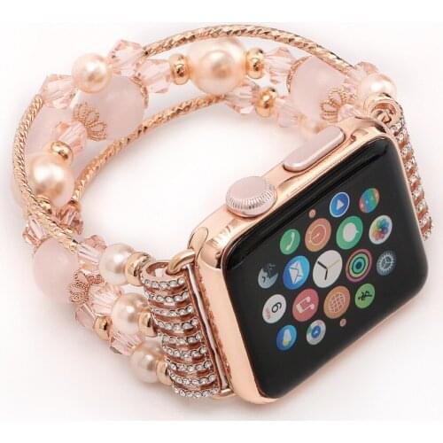 Link bracelet strap For Apple watch band SE/6/5/4/3/2/1 38mm 44 mm iwatch band 42mm 40mm DIY wrist band Correa gift for Women