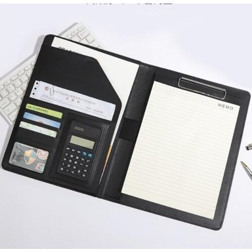 A4 ol business book Multi function folder Contract book Sales Manager use with calculator organizer planner