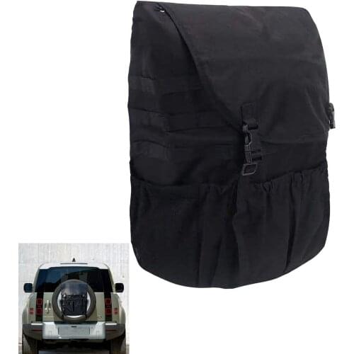For Jeep Wrangler JK YJ TJ JL & Unlimited Cargo Storage Bag Spare Tire Backpack Auto Exterior Accessories
