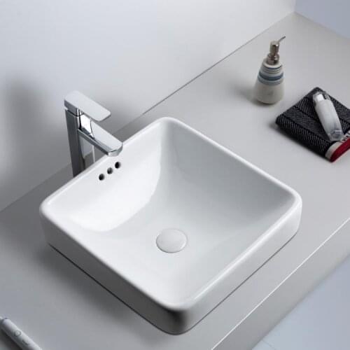 Hot-selling modern design bath room sink reasonable price ceramic wash basin