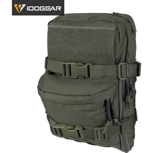 IDOGEAR Tactical Hydration Pack Assault Molle Pouch Mini Airsoft Outdoor Sport Water Bags Hunting Hiking pouch Lightweigh 3530