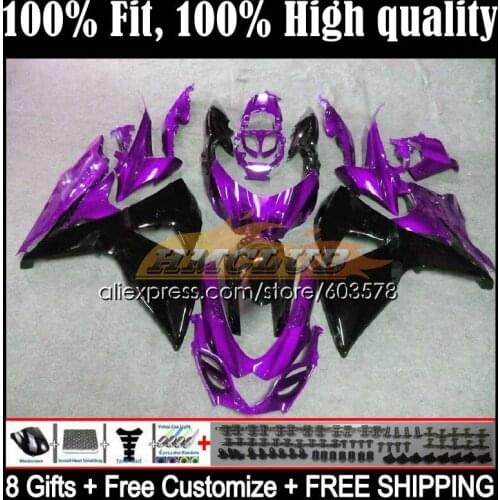 Injection For SUZUKI GSXR1000 K9 GSXR-1000 09 10 11 12 13 14CL.163 GSXR 1000 2011 2012 2013 2014 2015 2016 Fairings Purple black
