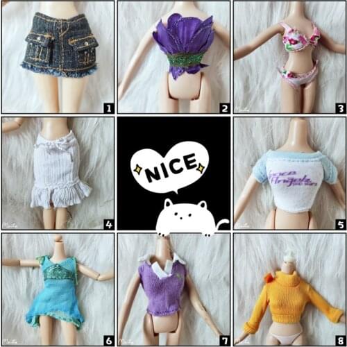 Quality Monstering High Doll Dressing Soft Casual Wear Handmade Clothes Outfit Doll Clothing Set Girl Playing House Toys b5