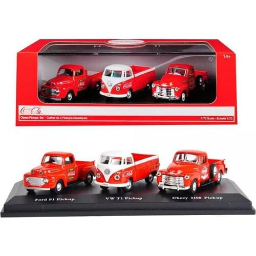 New Special 1:72 Cast Alloy Classic Pickup Truck Model Limited Collection Gift Gift Boys Toy Free Shipping 3 Car Sets
