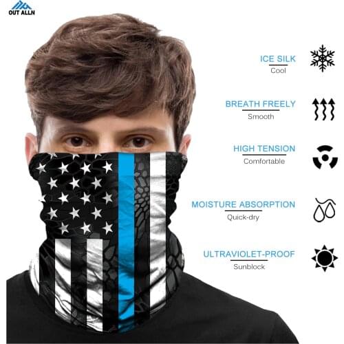 Motorcycle Face Mask Tube Scarf Neck Gaiter Reversible Bandana Buff Ciclismo Multifunctional Headwear Balaclava Flag USA Mexico