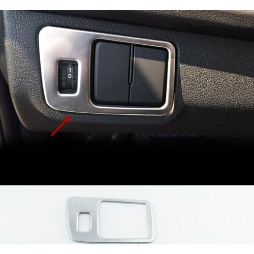 For Hyundai Solaris 2017 2018 Car Headlights Switch Button Covers Decoration Head lights Cover Trim Frame Interior Accessories