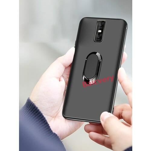 New Fashion Full Cover for Oukitel K3 Pro Metal Ring Holder Magnetic TPU Back Phone Case For Oukitel K3