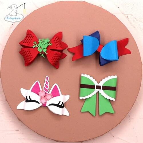 Bunnymoon 2020 New Arrival Cartoon Bow Stencil Metal Cutting Dies For Scrapbooking Practice Hands-on DIY Album Card Craft Decora