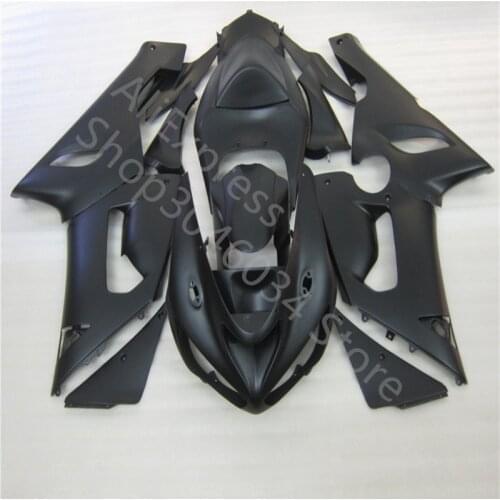 Custom Injection full black fairing kit FOR KAWASAKI NINJA ZX 6R 636 05 06 ZX-6R 05-06 ZX6R 2005 2006 ZX 6R 05 06 ABS fairings