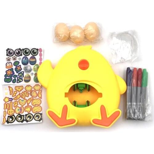 Happy Easter Egg Decoration Set Easter DIY Painted Eggs Painting Game Drawing