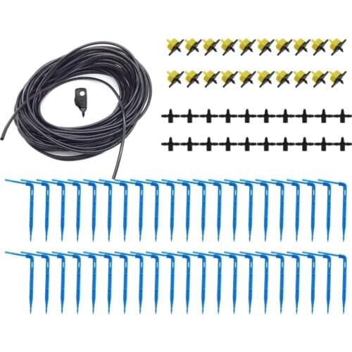 Greenhouse Drip Irrigation 2L/4L/8L 2-way Drip Arrow kit Garden Irrigation system Potted plants Watering kit 20 Sets