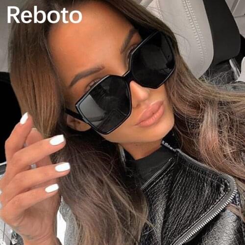 Oversized sunglasses women fashion brand Square Big Frame Gradient female sunglasses Sexy shades for men ladie oculos