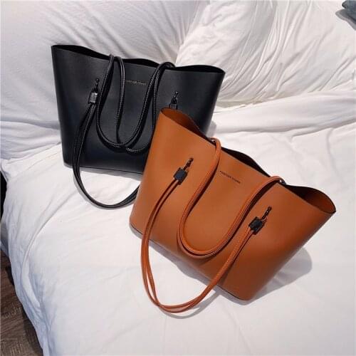 Women bag Solid Womens PU Leather Handbags Luxury Lady Hand Bags With Purse Pocket Women messenger bag Big Tote Sac Bols