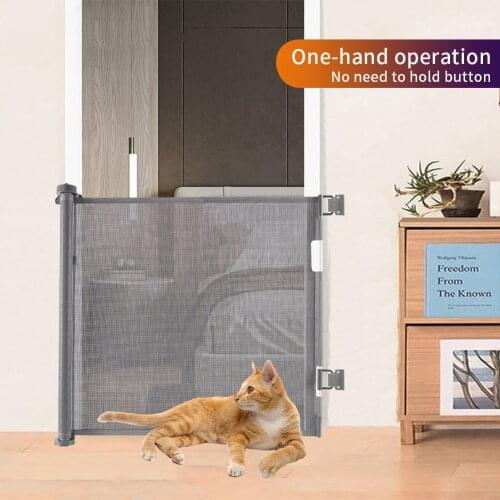 Newborn Baby Safety Gate Pet Dog Retractable Guard Toddler Stairs Protective Enclosure Robust Children Barrier Fences Supplies