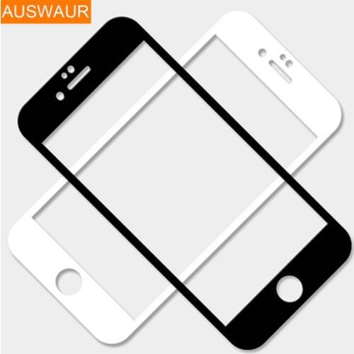 3D Curved Edge Full Screen Protector Tempered Glass 9H For iPhone 6 6S Plus Carbon Fiber Soft Protective Film For iPhone 7 Plus