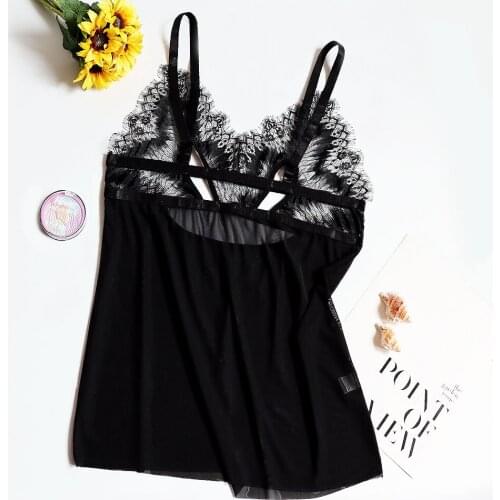 Female Sexy Lace Net yarn Nightwear Erotic Costumes Underwear plus size Lingerie Sexy Hot Women erotic Porno Plus size Dress