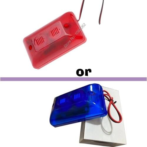 12V sound and light alarm horn flashing lights wired Siren Strobe lights 102