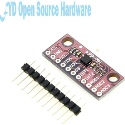 1pcs LIS3DH LIS3DSH Three Converters Motion Accelerometer Triaxial Acceleration Temperature Sensor Module Development Board