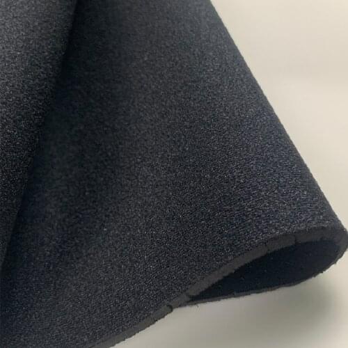 4 yards Custom breathable perforated sbr neoprene diving fabric, imitation OK Velcro sports belt protector sheet wholesale