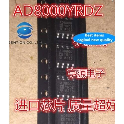 5PCS AD8000YRD AD8000YRDZ SOP-8 AD8000 chip high-speed operation in stock 100% new and original