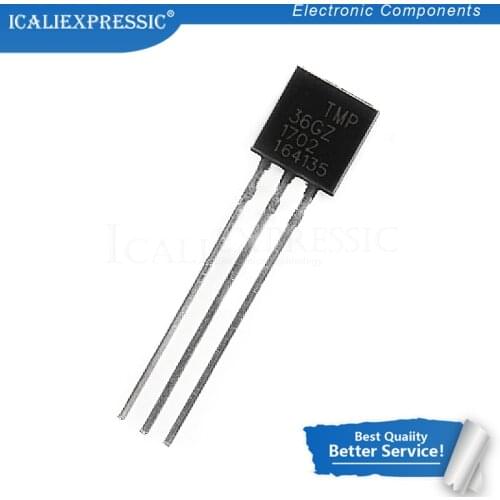 5PCS TMP36GT9Z TO92 TMP36GZ TMP36 TO-92 temperature