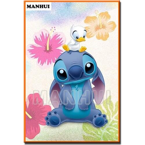 New DIY 5D Diamond Mosaic Diamond Painting Cross Stitch Cartoon animal Diamonds Embroidery Home Decoration MH247