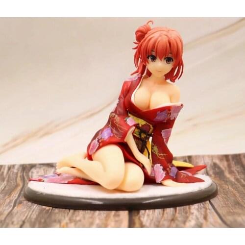Anime Sexy Girls Figure My Teen Romantic Comedy SNAFU TOO Yuigahama Yui Kimono Ver. 1/6 Scale PVC Action Figure Model Toys Doll
