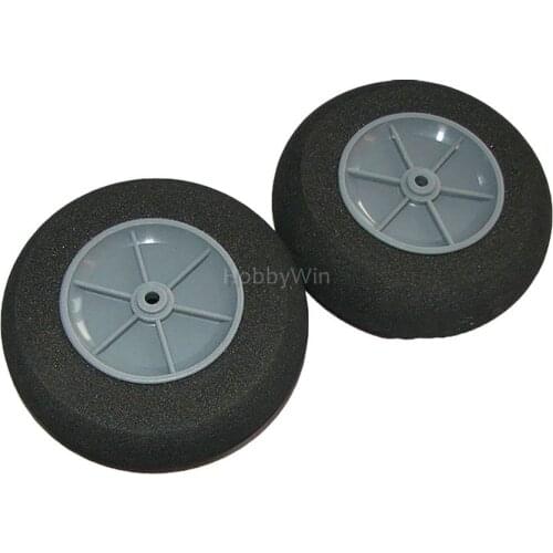 D28x2x12mm EVA Sponge Tire +Plastic Hub for RC Model Airplane Warbird Sporter Glider Trainer Landing Gear Wheels