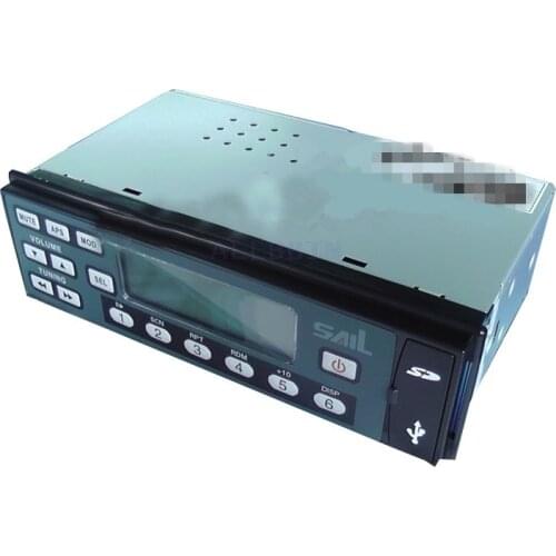 For VOLVO EC KOBELCO SK KOMATSU PC HITACHI CAT SANY SY radio assembly MPS Dust and water pressure charging excavator accessories