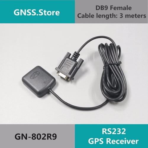 GN-802R9 GN-802R9NMEA0183 5V RS232 GPS DB9 female connector RS-232 GPS receiver,waterproof, GPS Antenna receiver module