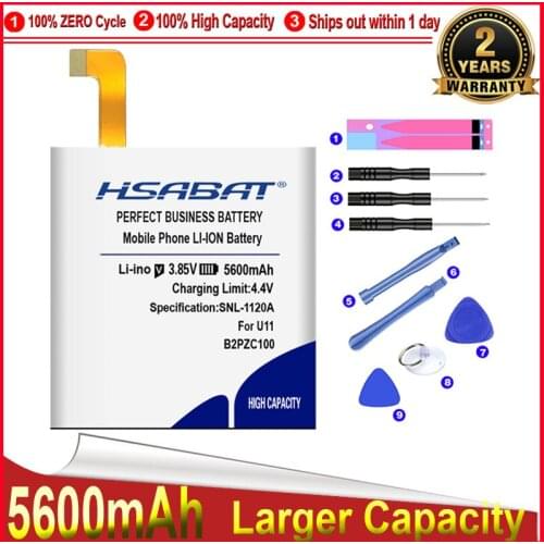 HSABAT Batteries For HTC U11 Phones