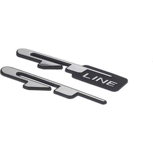 1-20pcs GT Line for KIA Stinger Optima K5 K3 K2 K9 GT Line Peugeot 206 207 306 308 508 3008 5008 Grills Sticker Trunk Stickers