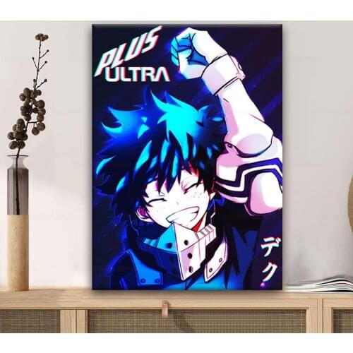Modular Canvas Painting Home Decoration Anime MHA Deku Pictures Modern Printed Poster For Living Room Wall Artwork No Framework