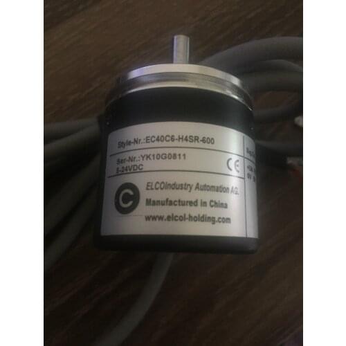 New EC40C6-H4SR-600 Elco rotary encoder 600 lines outside diameter 40mm 5-24V
