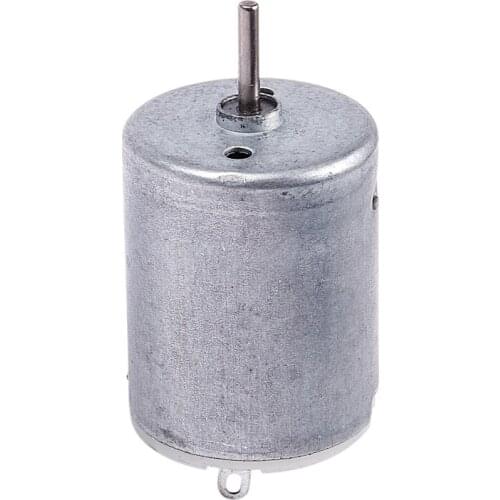 DC 9V 20000RPM Rotary Speed Cylinder Shape Magnetic Motor, Silver Gray