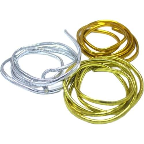 New style Gold and silver high quality durable pants skirt belt sewing clothing accessories elastic band rubber Color belt