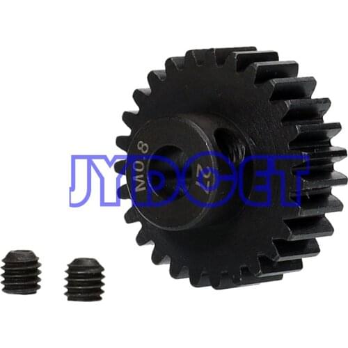 0.8M 27T Hard Steel 32P Pinion Gear Motor Gear 5mm Shaft For RC 1:7 Model Car Traxxas UDR