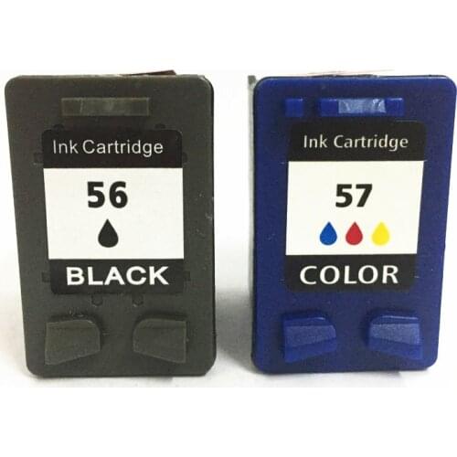 Einkshop 56 57 Compatible Ink Cartridge Replacement for hp 56 57 Deskjet 450CI 5150 5550 5650 PSC 1315 1350 2110 2210 Printer