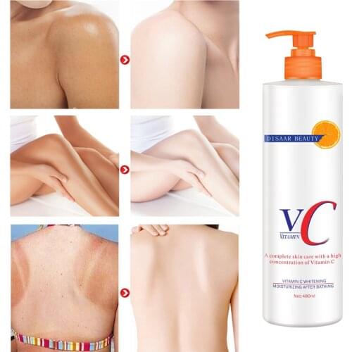 480ml Vitamin C Moisturizing After Bathing Whitening Cream Body Moisturizing Hydration Nourishing Cream Treatment Skin Care