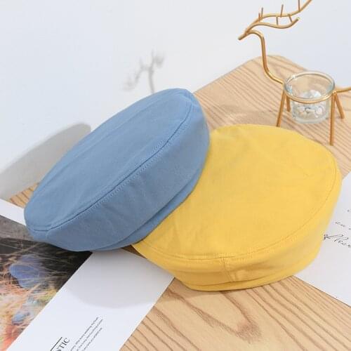 Stylish Women Girl Octagonal Beret Hat Winter Autumn Retro Cap Solid Color Hat H9