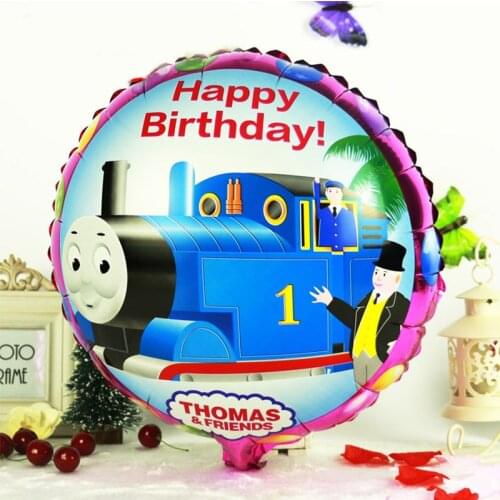 Thomas Balloon Birthday Party Balloons Aluminum Film Balloon Festival Dress Up Childrens Toys
