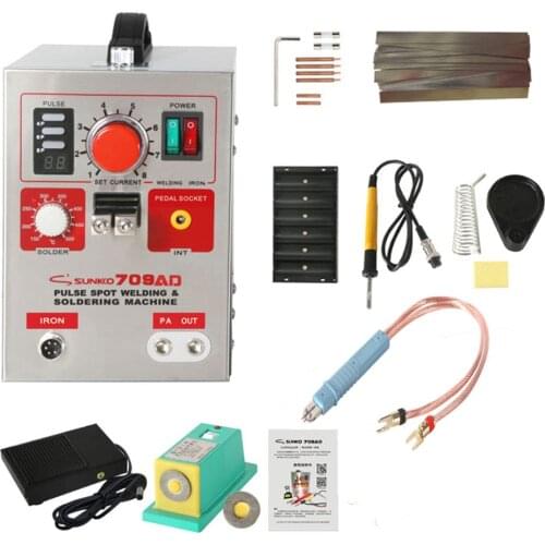 709AD 1.9KW High Power Spot Welder & Soldering Station with welding pen (71A)