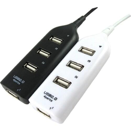 4 Port USB 2.0 Multi HUB Splitter High Speed Splitter Socket Expansion Desktop PC Laptop Adapter Converter Data Charger Cable