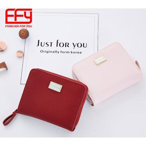 Wallets for Women Fashion Simple Solid Color Multi-capacity Coin Card Bag Coin Purse Money Bag
