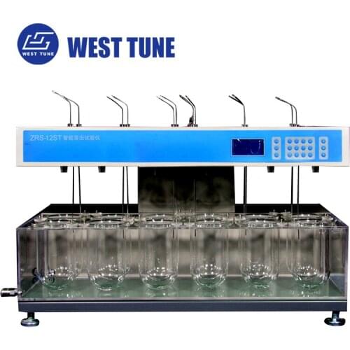 ZRS-12S Drug Dissolution Tester to Examine The Dissolving Speed And Degree of Solid Preparations
