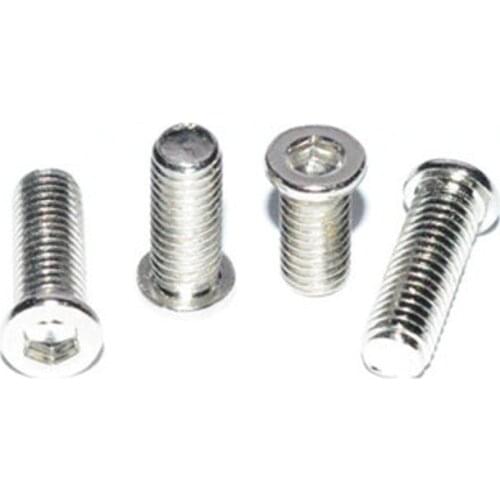 10Pcs M5 Small Thin Flat head OD 7mm Allen inner hexagon Screws hex Screw Nickel plating Length 10mm-15mm